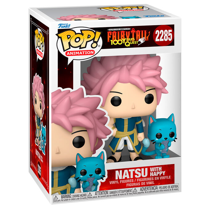 Figurine Funko POP! Fairy Tail 100 Years Quest Natsu with Happy