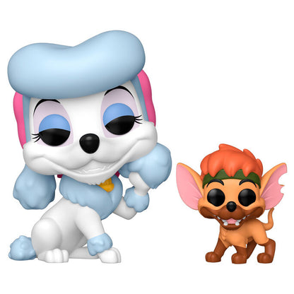 Figurine Funko POP! Disney Oliver & Company Georgette with Tito, vue 2