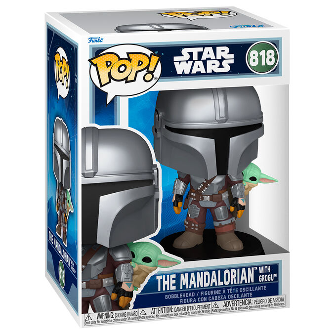 Figurine Funko POP! Star Wars Mandalorian & Grogu The Mandalorian with Grogu