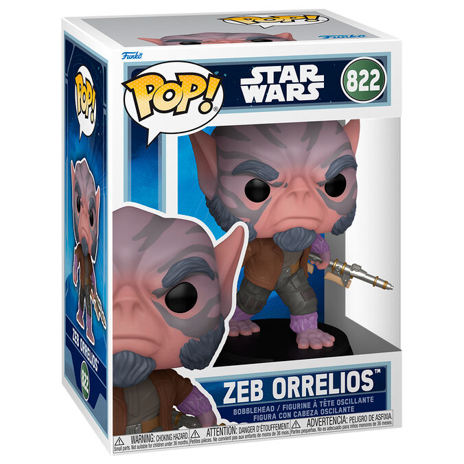 Figurine Funko POP! Star Wars Mandalorian & Grogu Zeb Orrelios