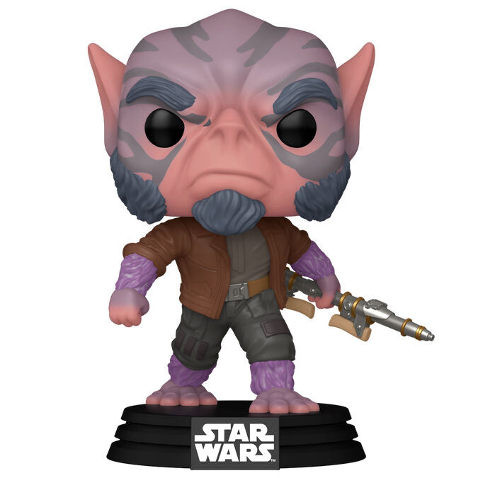 Figurine Funko POP! Star Wars Mandalorian & Grogu Zeb Orrelios, vue 2