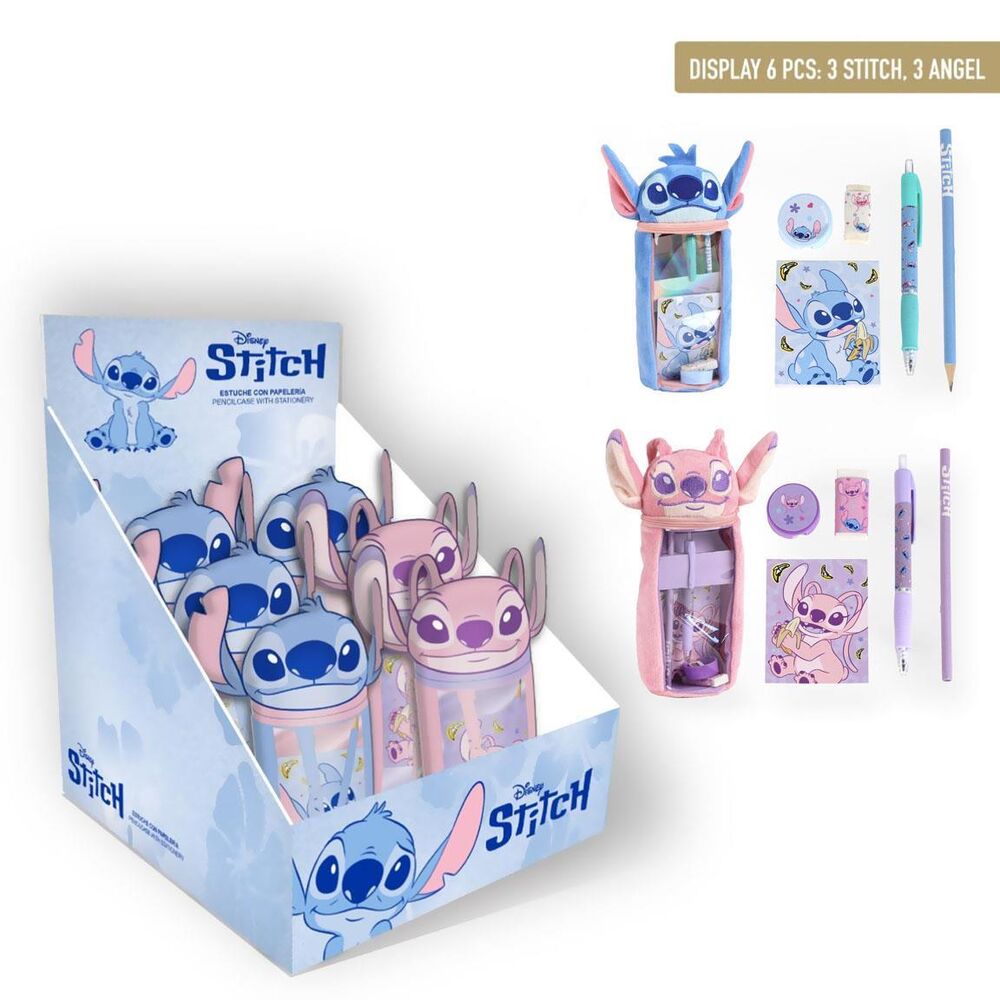 Trousse Disney Stitch assorti peluche