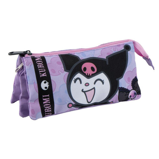 Trousse triple Hello Kitty Kuromi