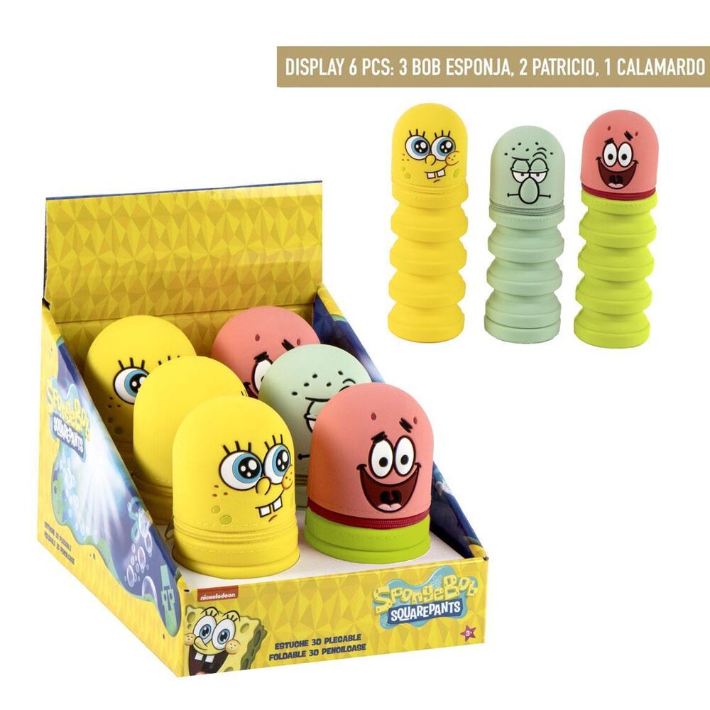 Trousse Bob Sponge assorti silicone