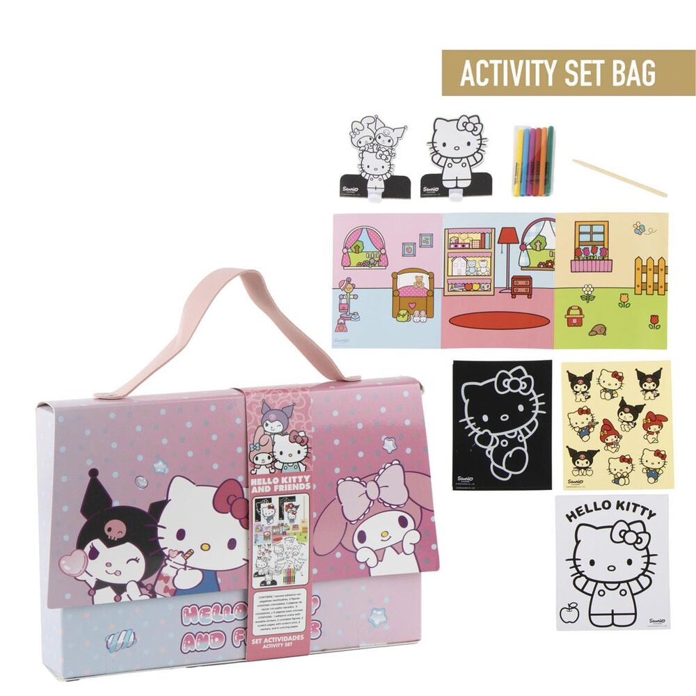 Coloriage Hello Kitty and Friends