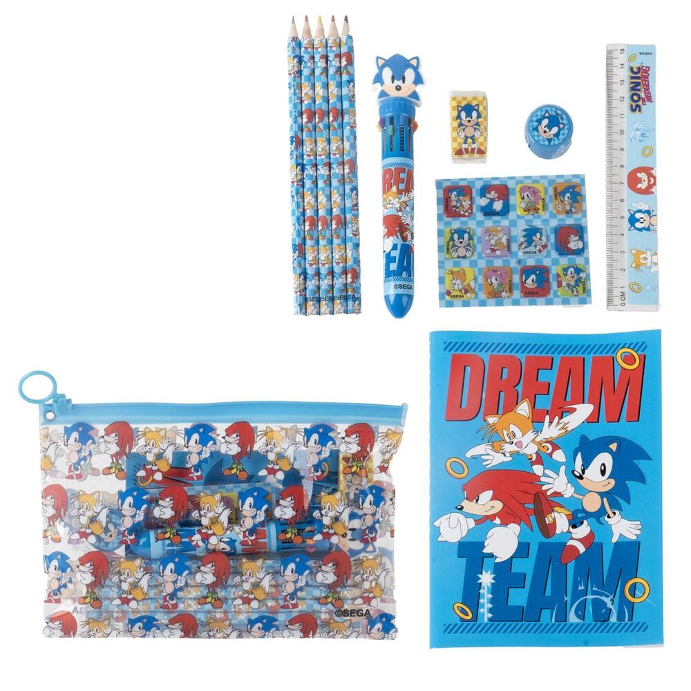 Set de papeterie Sonic the Hedgehog