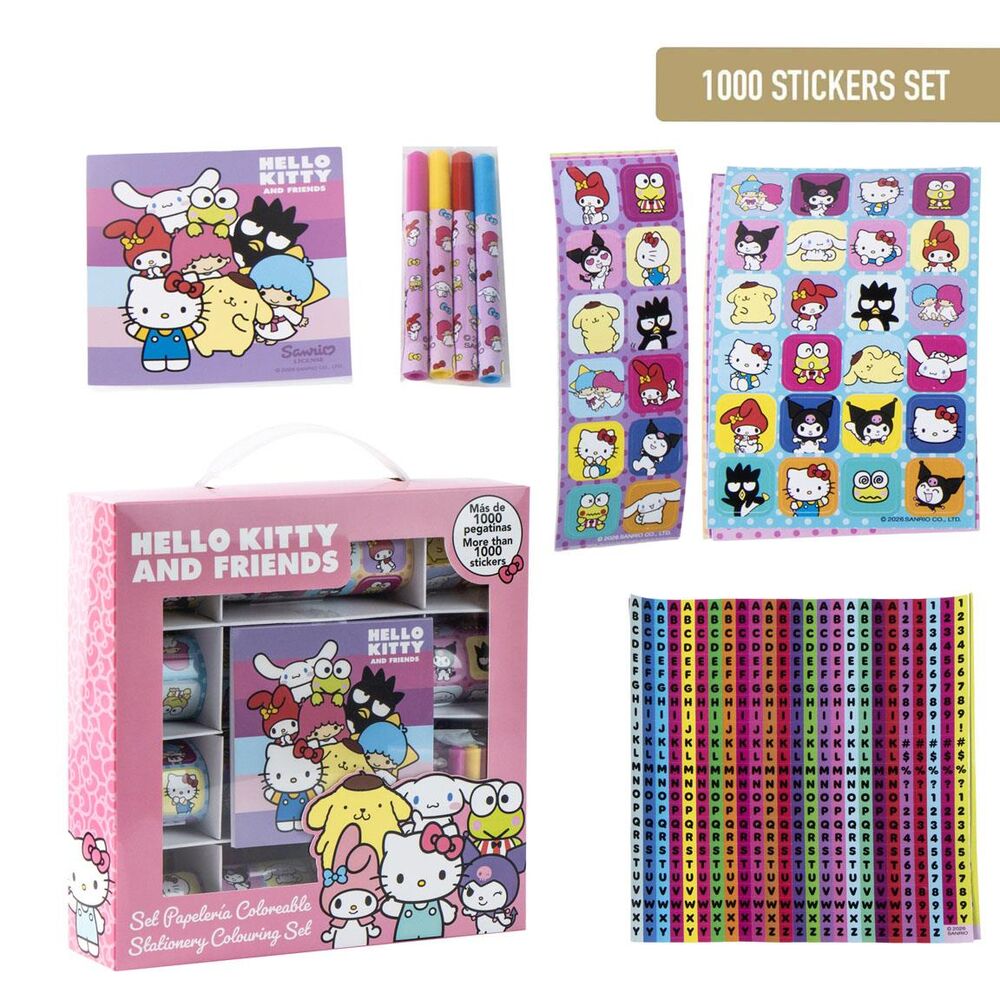 Autocollants Hello Kitty and Friends set 1000pcs