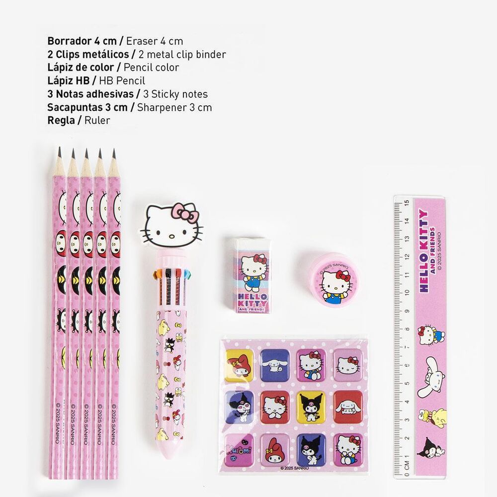 Set de papeterie Hello Kitty stationary, vue 2
