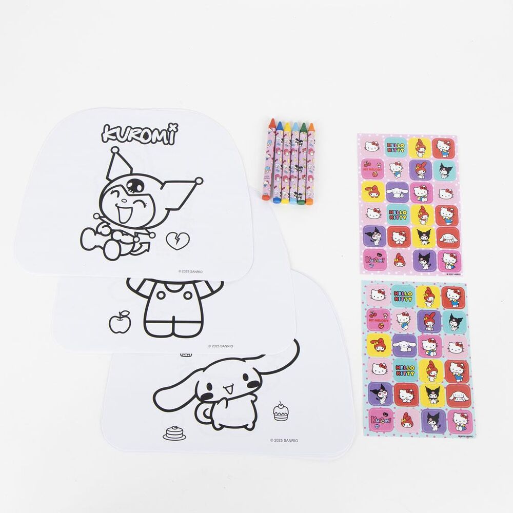 Set de papeterie Hello Kitty activity, vue 2