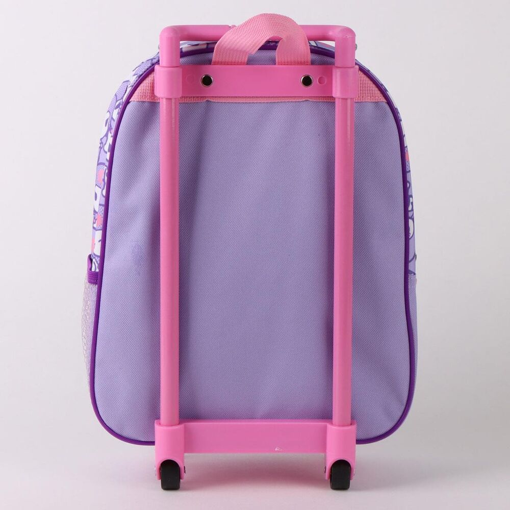 Cartable à roulettes 3D Hello Kitty Kuromi 30 cm, vue 2