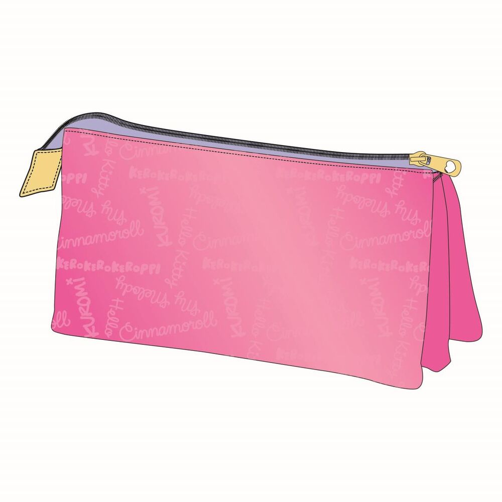 Trousse triple Hello Kitty and Friends, vue 2