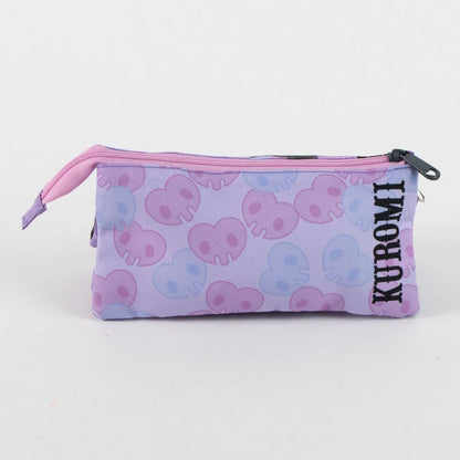 Trousse triple Hello Kitty Kuromi, vue 2