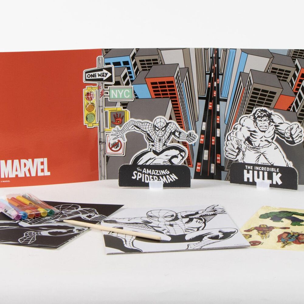 Coloriage Marvel Spiderman backpack set, vue 3