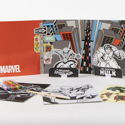 Coloriage Marvel Spiderman backpack set, vue 3
