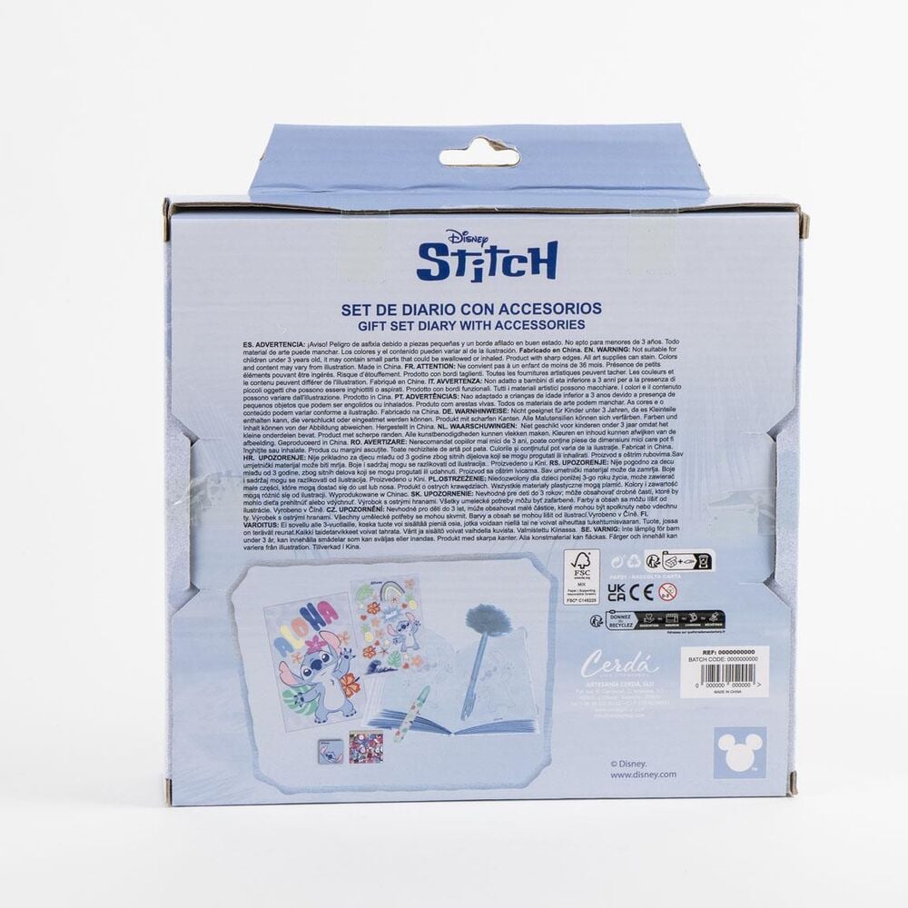 Agenda Disney Stitch set, vue 4