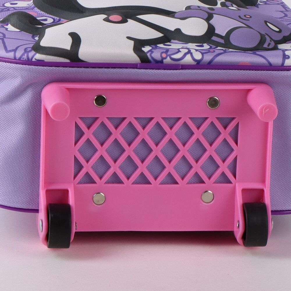 Cartable à roulettes 3D Hello Kitty Kuromi 30 cm, vue 4