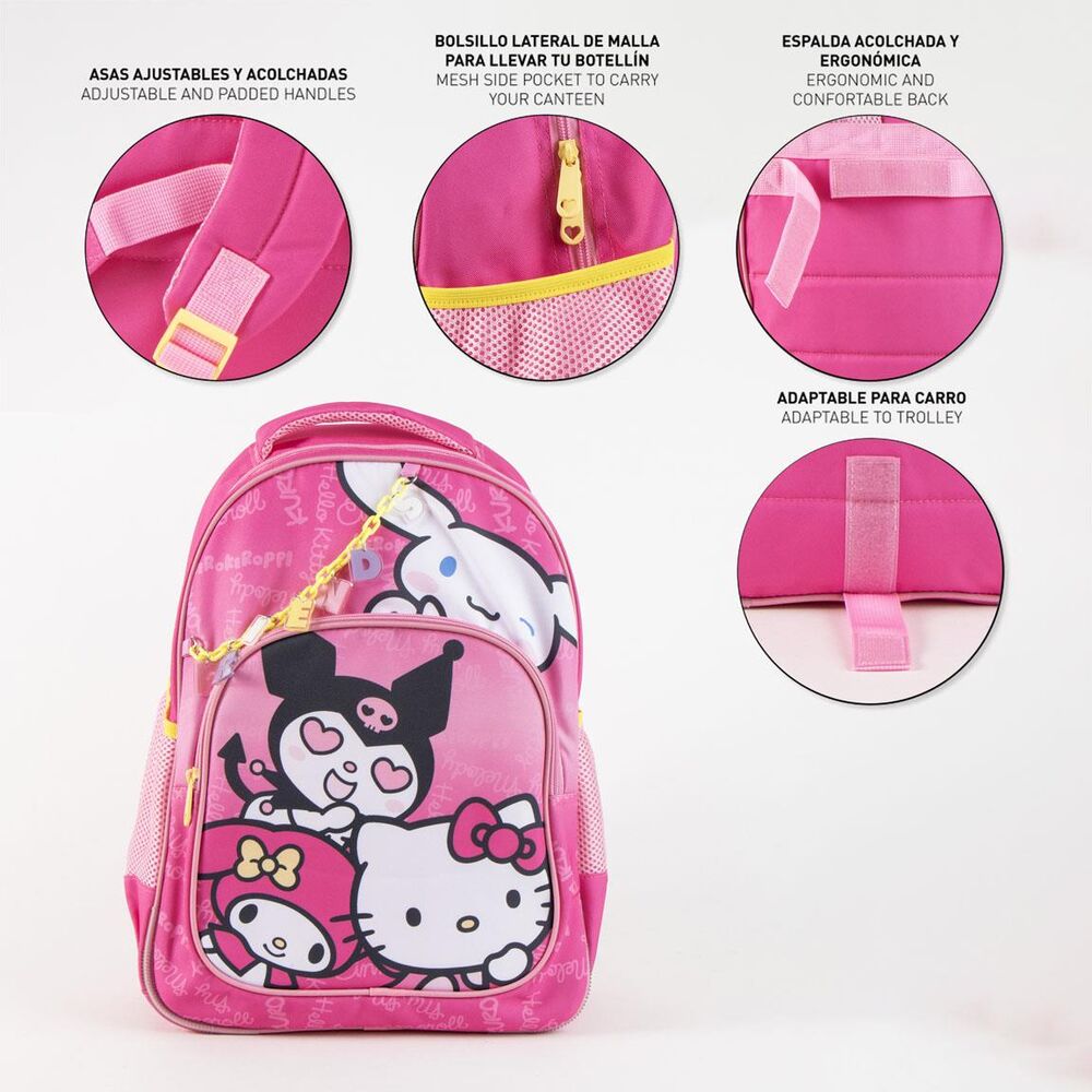 Sac à dos adaptable Hello Kitty and Friends 42 cm, vue 4