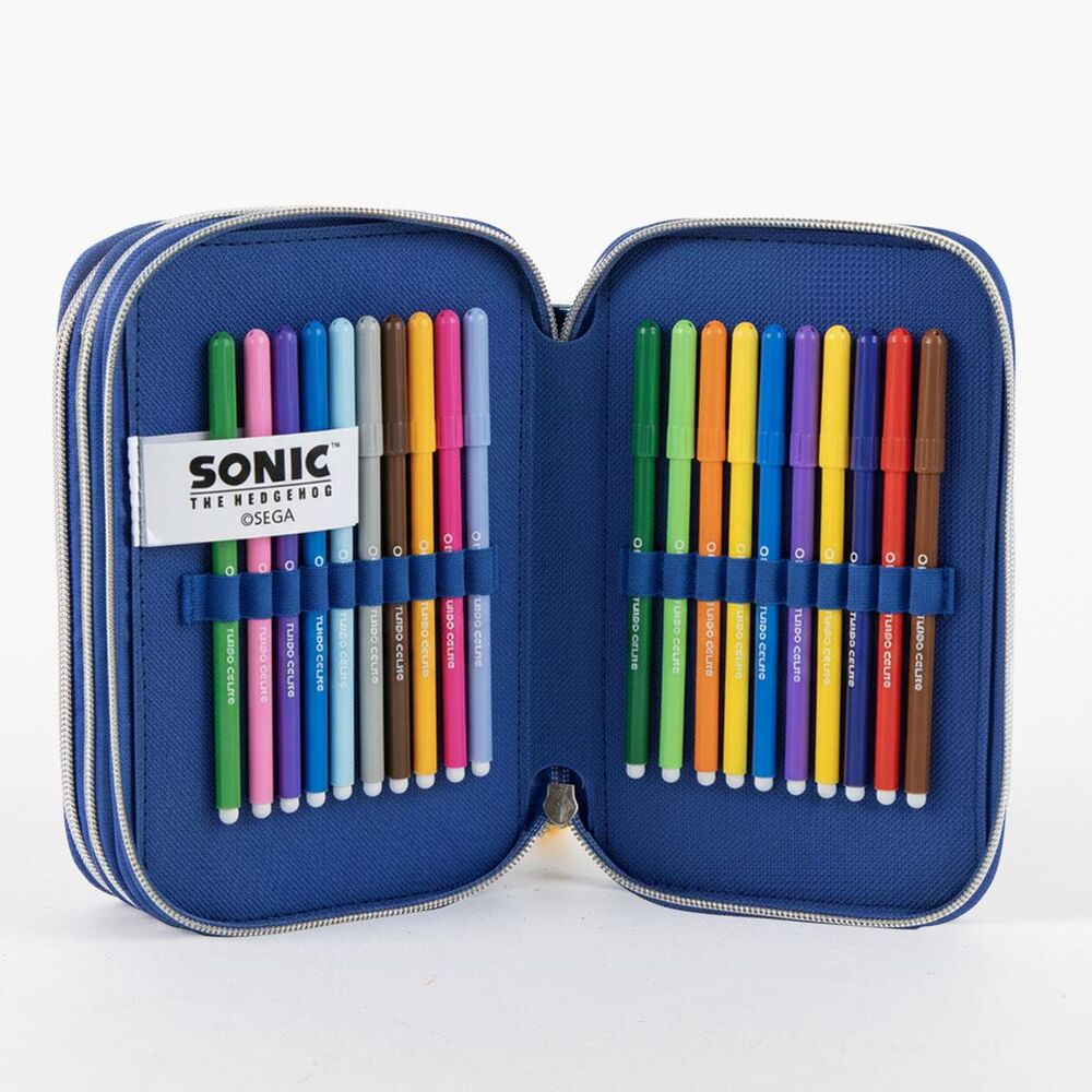 Trousse garnie triple Sonic the Hedgehog, vue 5