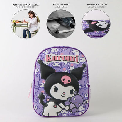 Sac à dos 3D Hello Kitty Kuromi 30 cm, vue 6