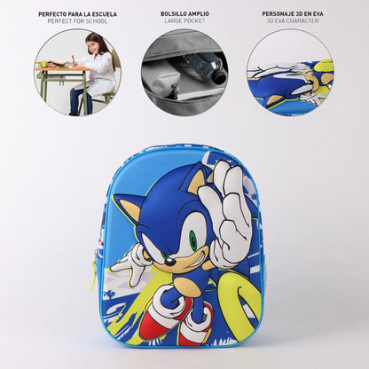 Sac à dos 3D Sonic the Hedgehog 30 cm, vue 6