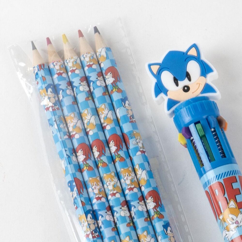Set de papeterie Sonic the Hedgehog, vue 6