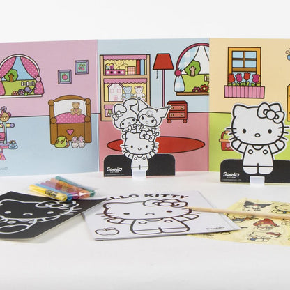Coloriage Hello Kitty and Friends, vue 4