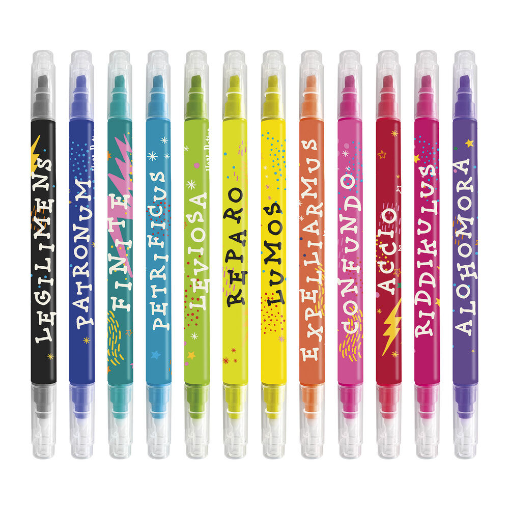 Coloriage Harry Potter Spells set of 12