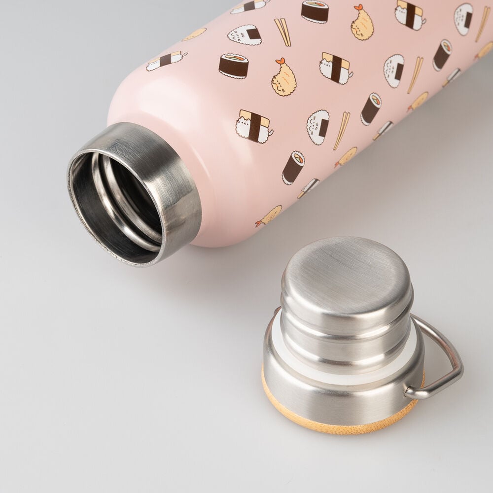 Gourde Pusheen Sushi Roll metallic, vue 3