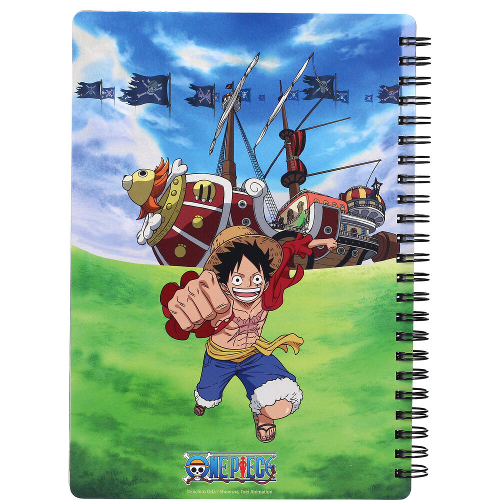 Cahier 3D One Piece Group, vue 2