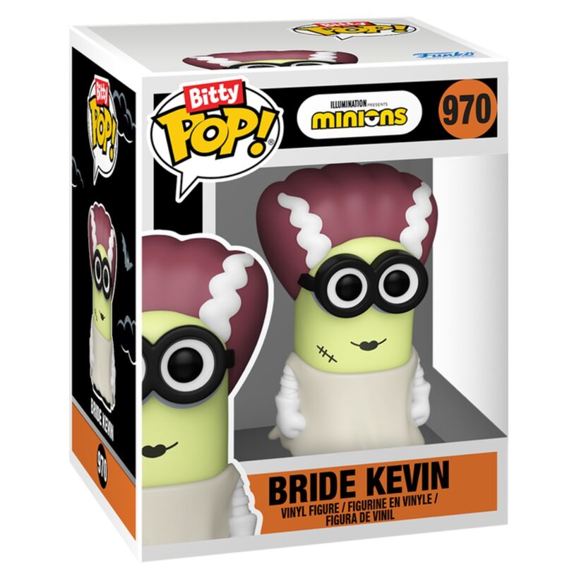 Figurine Funko POP! Blister 2 figuras Bitty POP Minions Kevin & Eye, vue 2