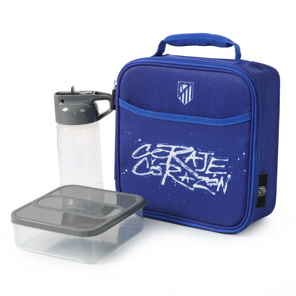 Sac à goûter Atletico de Madrid thermo + bottle + tupper