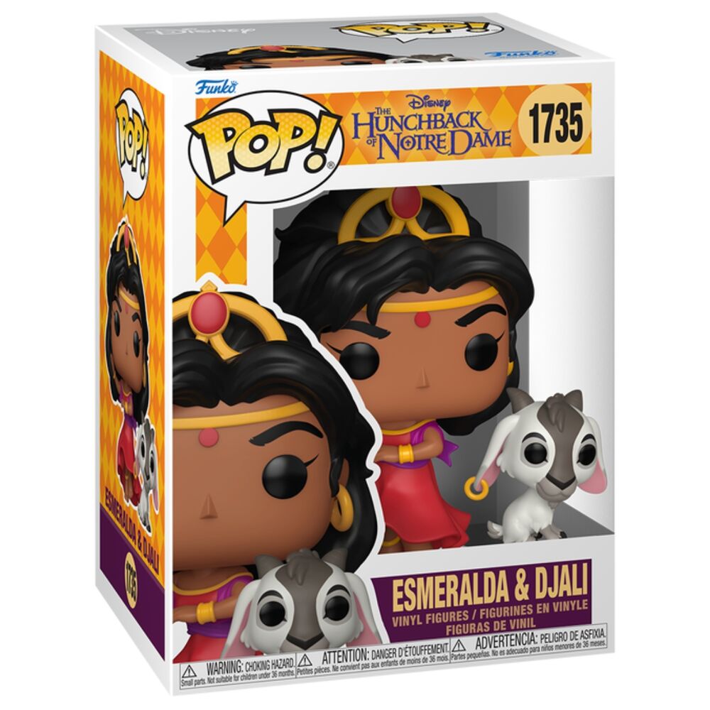 Figurine Funko POP! Disney El Jorobado de Notre Dame Esmeralda & Djali