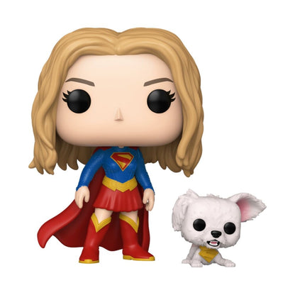 Figurine Funko POP! DC Comics Supergirl Buddy Supergirl with Puppy Krypto