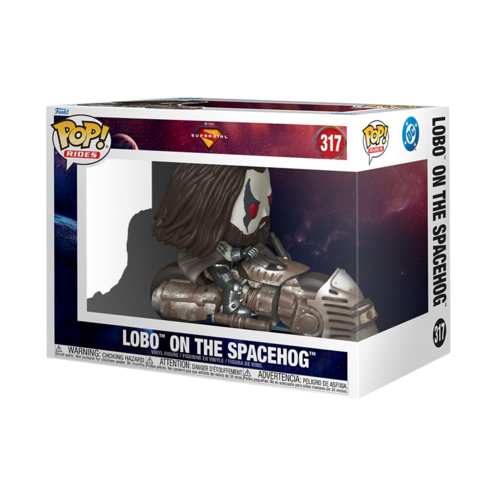 Figurine Funko POP! Ride DC Comics Supergirl Lobo on the Spacehog, vue 2