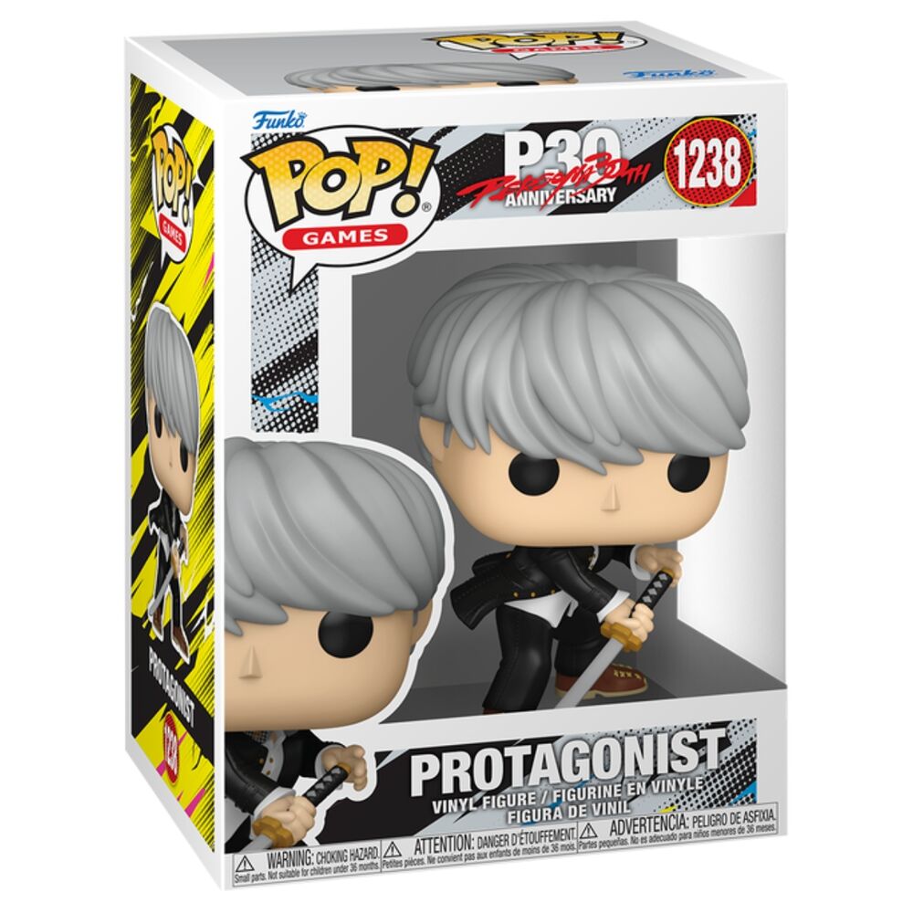 Figurine Funko POP! Persona 4 Protagonist Yu 30th Anniversary, vue 2