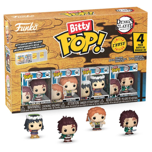 Figurine Funko POP! Blister 4 figuras Bitty POP Demon Slayer Tanjiro
