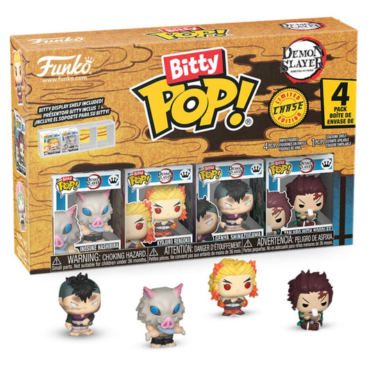 Figurine Funko POP! Blister 4 figuras Bitty POP Demon Slayer Inosuke