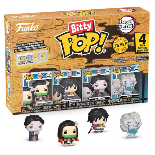 Figurine Funko POP! Blister 4 figuras Bitty POP Demon Slayer Nezuko