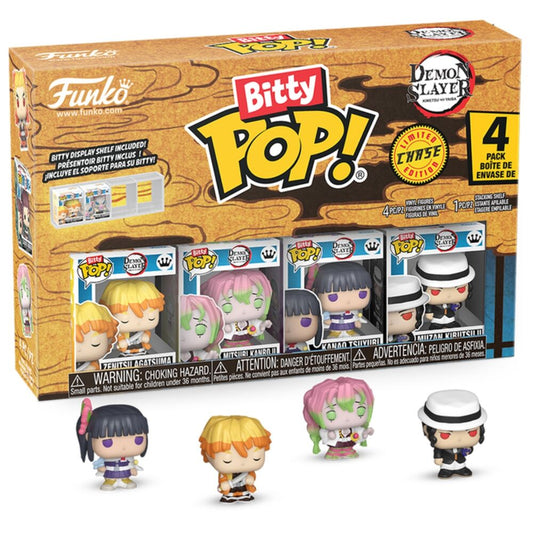 Figurine Funko POP! Blister 4 figuras Bitty POP Demon Slayer Zenitsu