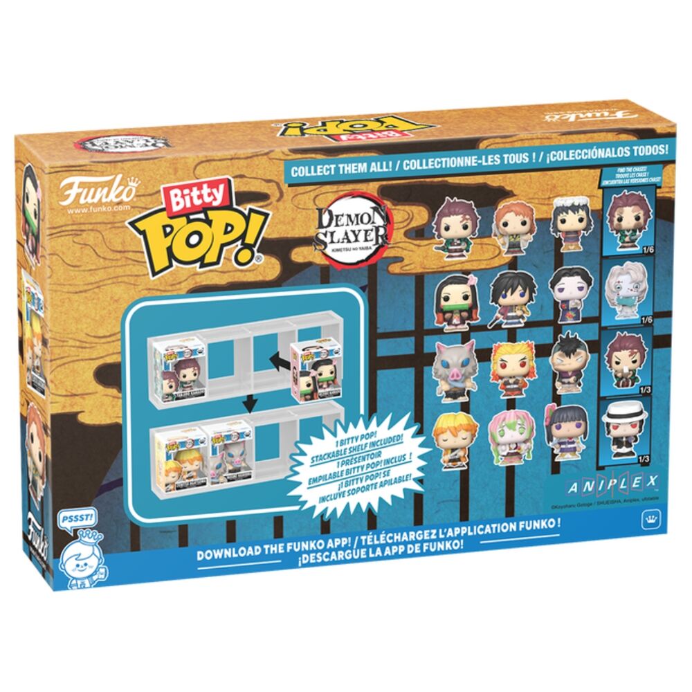 Figurine Funko POP! Blister 4 figuras Bitty POP Demon Slayer Inosuke, vue 2