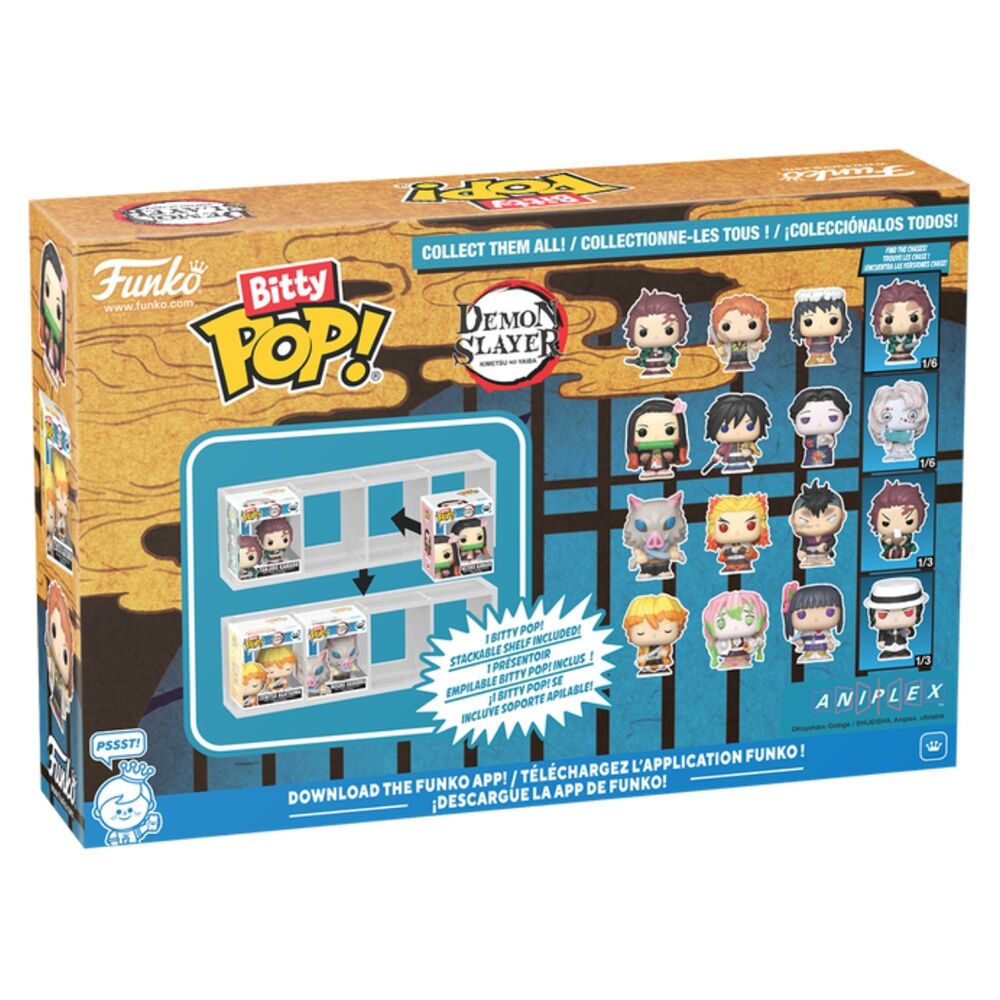Figurine Funko POP! Blister 4 figuras Bitty POP Demon Slayer Nezuko, vue 2