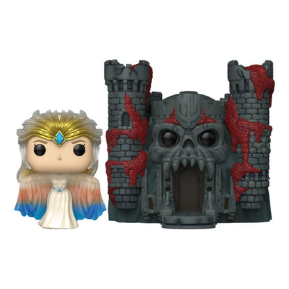 Figurine Funko POP! Town Masters of the Universe Sorceress with Castle Grayskull Live Action, vue 2