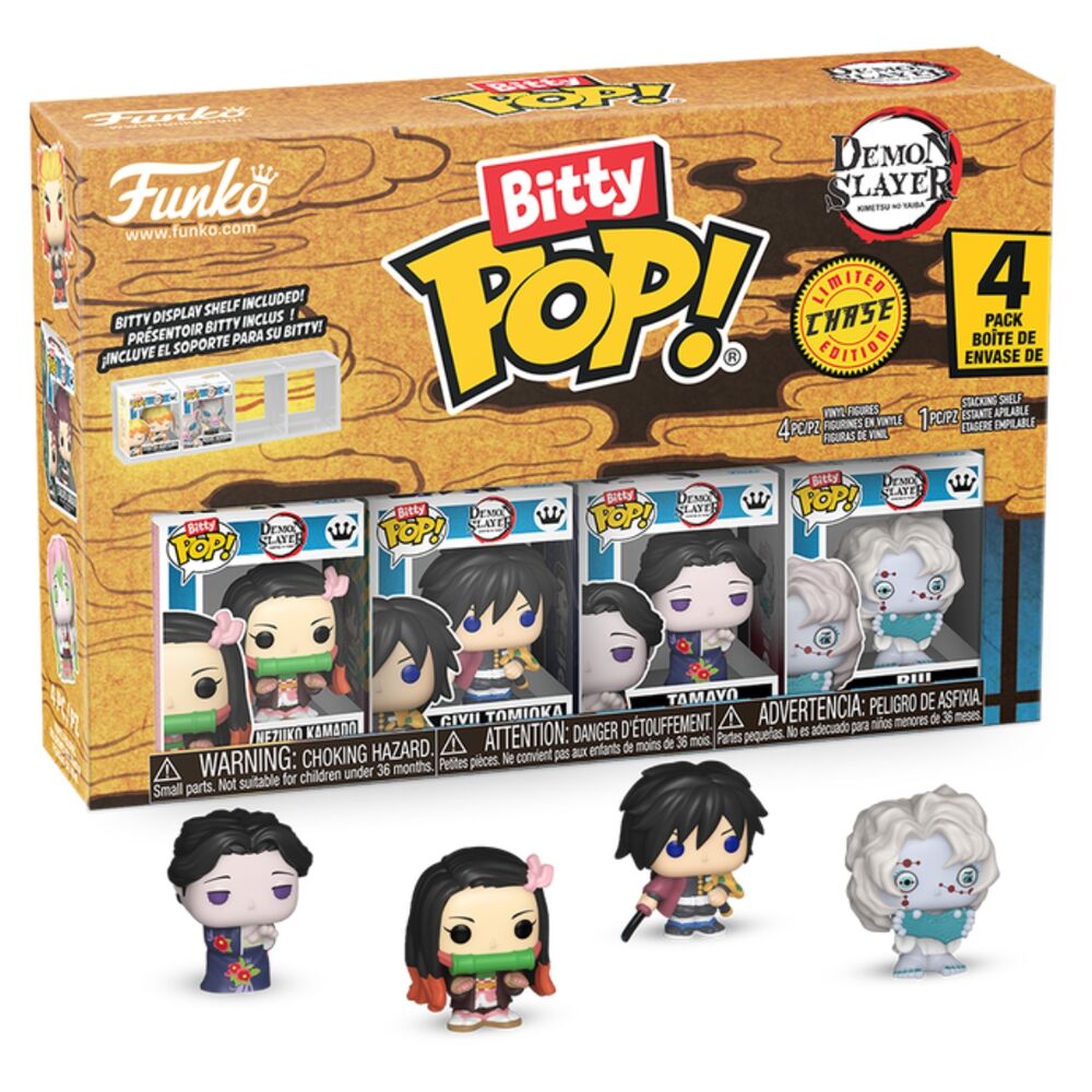 Figurine Funko POP! Blister 4 figuras Bitty POP Demon Slayer surtido, vue 2