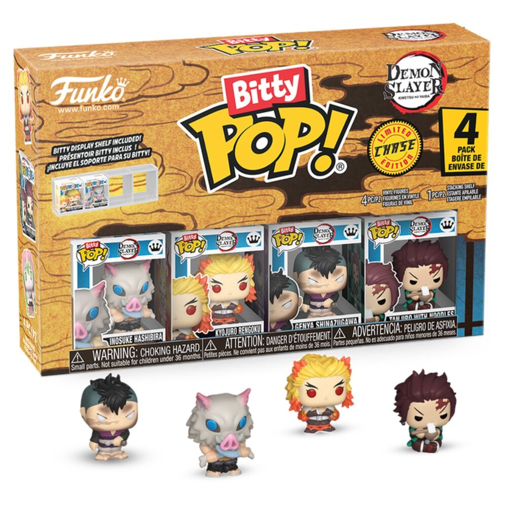 Figurine Funko POP! Blister 4 figuras Bitty POP Demon Slayer surtido, vue 4