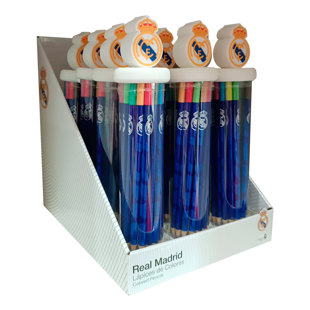 Stylo Real Madrid set 12 coloured