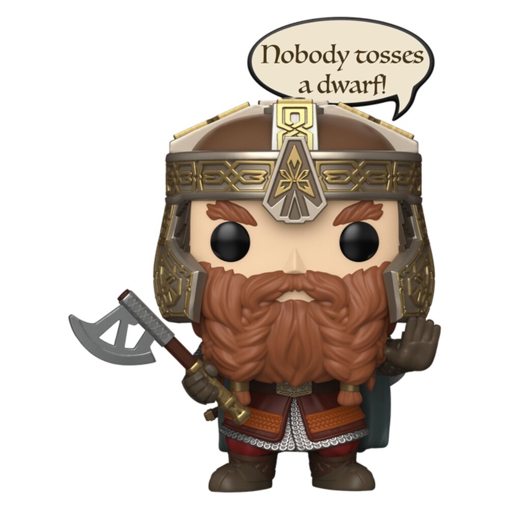 Figurine Funko POP! El Señor de los Anillos Gimli, vue 2