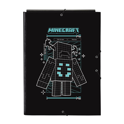 Accessoire scolaire Minecraft Screen A4 cardboard avec flaps