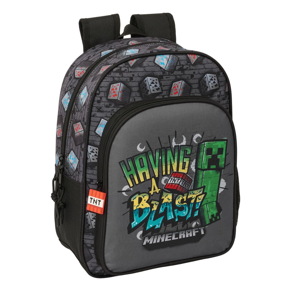 Sac à dos adaptable Minecraft Graffiti 34 cm