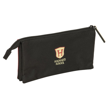 Trousse triple Harry Potter Hogwarts, vue 2