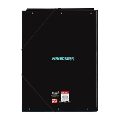 Accessoire scolaire Minecraft Screen A4 cardboard avec flaps, vue 2